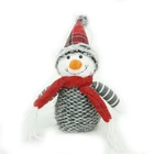 Christmas Tree Ornaments Plush Hanging Decorations Festive Season Pendant - Snowman Ornaments Plush for Christmas Tree