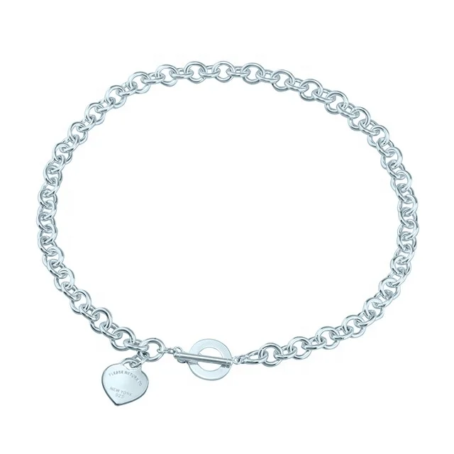 Design Women Silver Necklaces Pendant Buckle Chain Necklace 925 Sterling silver Key Heart Love Egg Tag pendant charm necklaces
Design Women Silver Necklaces Pendant Buckle Chain Necklace 925 Sterling silver Key Heart Love Egg Tag pendant charm necklaces