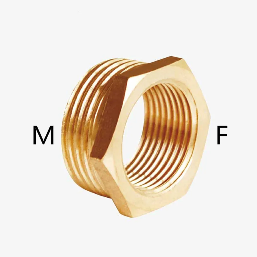 Brass Reducer Male Thread to Female Thread Reducing Bush adapter Fitting Gas Air Water Fuel Copper
Brass Reducer Male Thread to Female Thread Reducing Bush adapter Fitting Gas Air Water Fuel Copper
