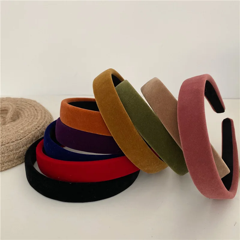 JUHU New simple and pure color velvet texture hair band retro wild street hair band gentle and sweet style hairpin for women, Colorful
JUHU New simple and pure color velvet texture hair band retro wild street hair band gentle and sweet style hairpin for women, Colorful