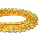 Wholesale Natural Citrine Beads Yellow Quartz Stone Beads For Jewelry Making Necklace Earring Creative Handmade