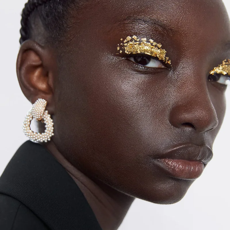 5003651 Vershal ZA Vintage Geometric Gold Color Metal Pearl Drop Earrings for Women Fashion Statement Earrings
5003651 Vershal ZA Vintage Geometric Gold Color Metal Pearl Drop Earrings for Women Fashion Statement Earrings