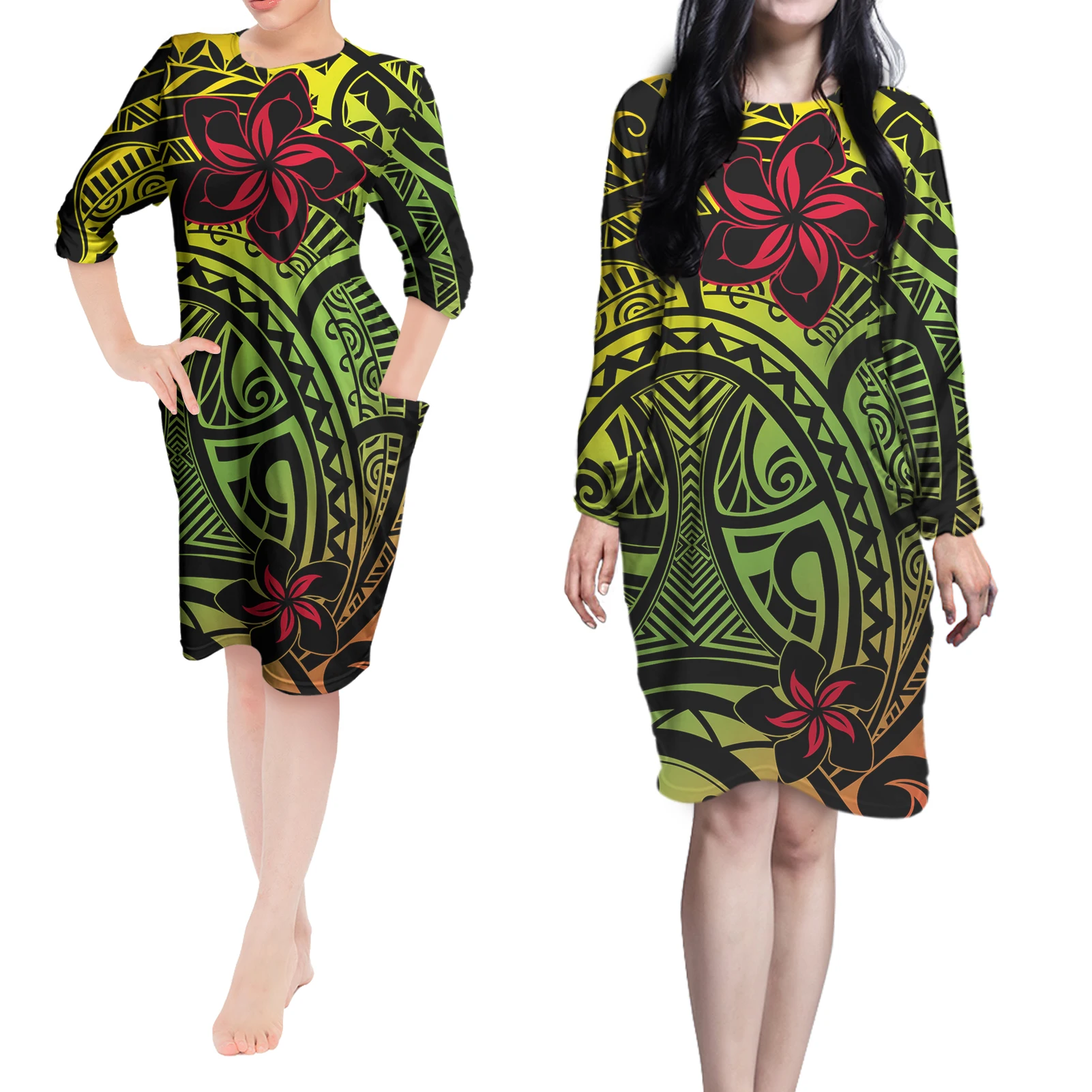 Dress Polynesian Women Pajamas Ladies Maxi Woman With Pockets Summer Casual Custom Plus Size Pajama Clothing 5Xl Kaftan Dresses, Customized color
Dress Polynesian Women Pajamas Ladies Maxi Woman With Pockets Summer Casual Custom Plus Size Pajama Clothing 5Xl Kaftan Dresses, Customized color