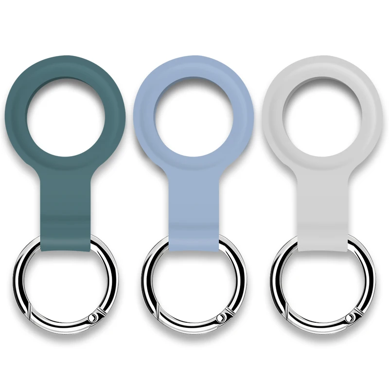 2021 portable silicone protective cover for Airtags For Apple BT tracker cover Keychain cover case for Airtags
2021 portable silicone protective cover for Airtags For Apple BT tracker cover Keychain cover case for Airtags