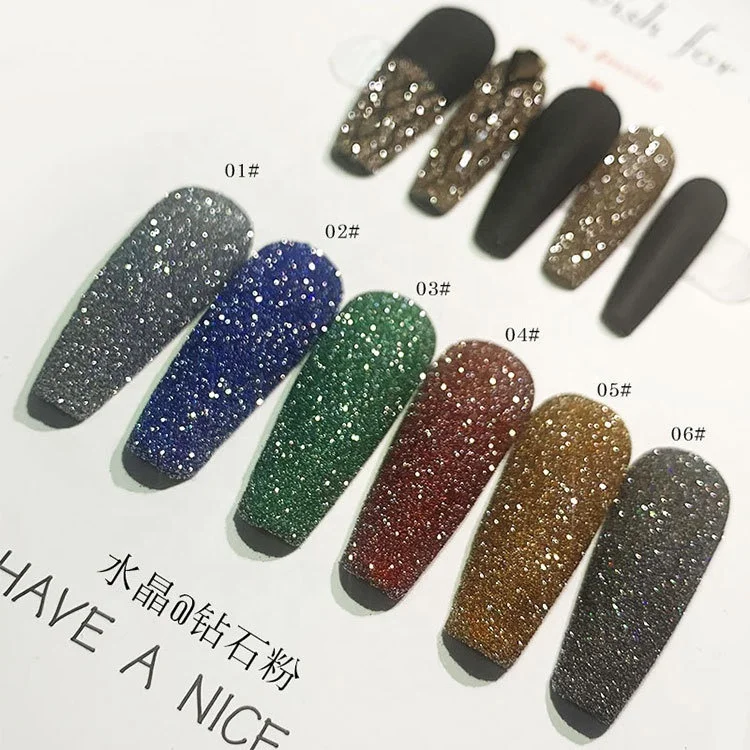 Diamond Crystal Sequins Nail Powder Jewelry White Glitter Colorful Flashing Rhinestone for Nails Art DIY Decoration, Gold and silver
Diamond Crystal Sequins Nail Powder Jewelry White Glitter Colorful Flashing Rhinestone for Nails Art DIY Decoration, Gold and silver