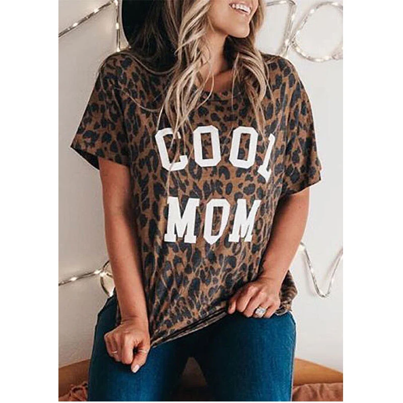 New Arrival Cool Mom Leopard T-Shirt Tee
New Arrival Cool Mom Leopard T-Shirt Tee