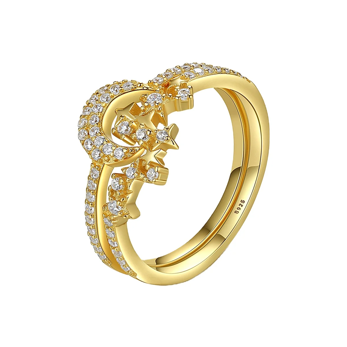 Daidan Ring Sets Women Designer Moon And Star Silver Jewelry 925 Sterling Girls Gold Plated Rings
Daidan Ring Sets Women Designer Moon And Star Silver Jewelry 925 Sterling Girls Gold Plated Rings