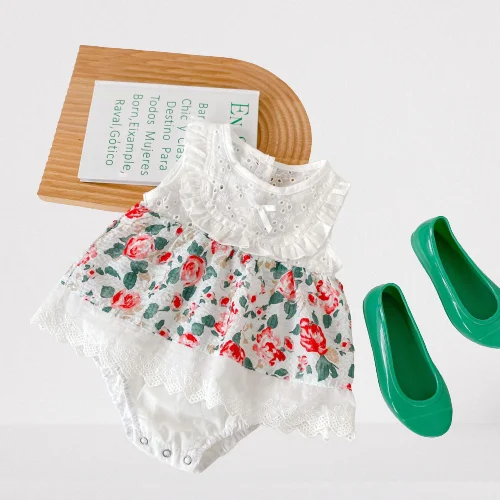 Summer Cotton Lace Baby Girl Jumpsuit Clothes Skirt Vintage Floral Sleeveless Rompers
Summer Cotton Lace Baby Girl Jumpsuit Clothes Skirt Vintage Floral Sleeveless Rompers