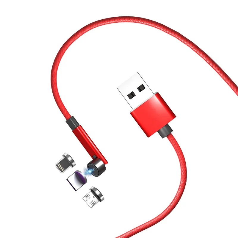 Nylon Braided 360 Rotating Fast Magnetic Charging Cable Magnetic Data Cable Micro USB 3 in 1 for Iphone Mobile Earphone Phone, Black;red;customized
Nylon Braided 360 Rotating Fast Magnetic Charging Cable Magnetic Data Cable Micro USB 3 in 1 for Iphone Mobile Earphone Phone, Black;red;customized