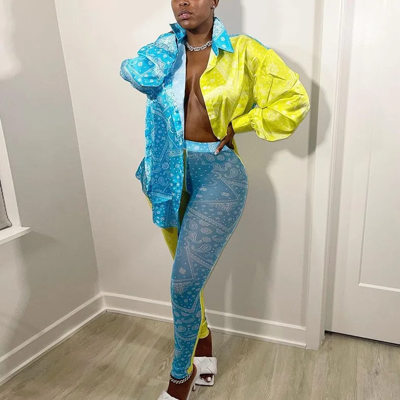 2021 Fashion Autumn Women Womens 2pc Long Sleeve Lady Casual Shirt Hollow Tight Mesh Sexy Two Piece Pants And Blouses Set, Black,blue
2021 Fashion Autumn Women Womens 2pc Long Sleeve Lady Casual Shirt Hollow Tight Mesh Sexy Two Piece Pants And Blouses Set, Black,blue