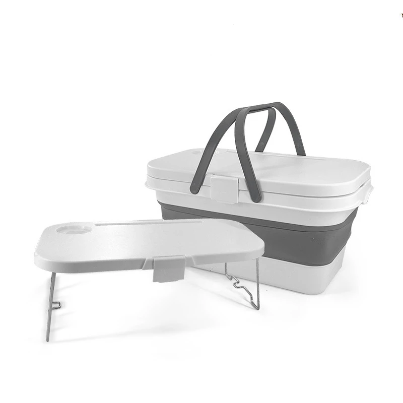 Multi-purpose Camping Basket High Capacity Portable Outdoor Camping Storage Box, Gray
Multi-purpose Camping Basket High Capacity Portable Outdoor Camping Storage Box, Gray
