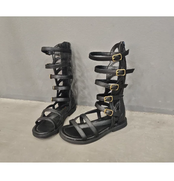 Girls sandals 2021 summer new children's princess shoes high-top cross breathable soft-soled Roman sandals, Picture color
Girls sandals 2021 summer new children's princess shoes high-top cross breathable soft-soled Roman sandals, Picture color