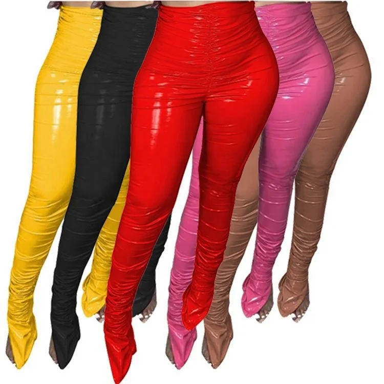 Best Design High Quality Women Fashion Clothing Winter Leather Pants Ladies Multicolor Bottom Trousers
Best Design High Quality Women Fashion Clothing Winter Leather Pants Ladies Multicolor Bottom Trousers