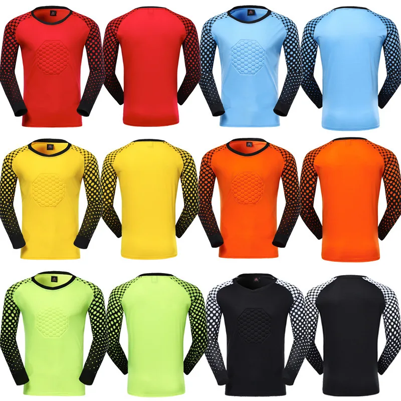 OEM wholesale new adult long-sleeved goalkeeper suit customized light board football clothing goalkeeper training suit
OEM wholesale new adult long-sleeved goalkeeper suit customized light board football clothing goalkeeper training suit