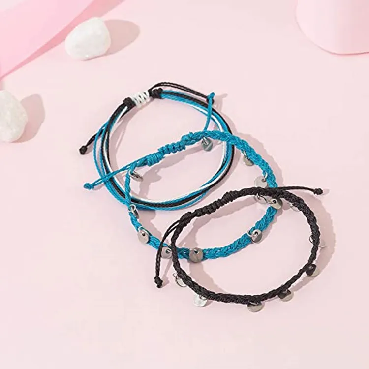 String Ankle Bracelets Waterproof Rope Anklets Braided Beach Boho Coin Anklets Cute Friendship Foot Jewelry Women Teen Girls, As the picturs
String Ankle Bracelets Waterproof Rope Anklets Braided Beach Boho Coin Anklets Cute Friendship Foot Jewelry Women Teen Girls, As the picturs