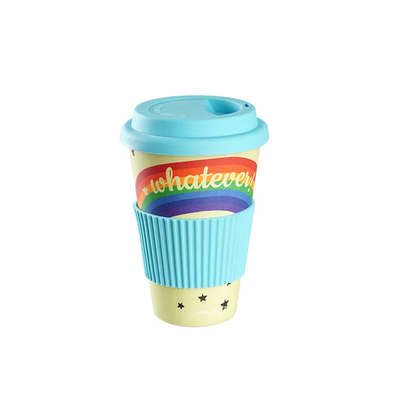 Eco-friendly Colorful Bamboo Fiber Coffee Mug Tumbler Drinking Water Bottle With Silicone Sleeve, Customized color
Eco-friendly Colorful Bamboo Fiber Coffee Mug Tumbler Drinking Water Bottle With Silicone Sleeve, Customized color