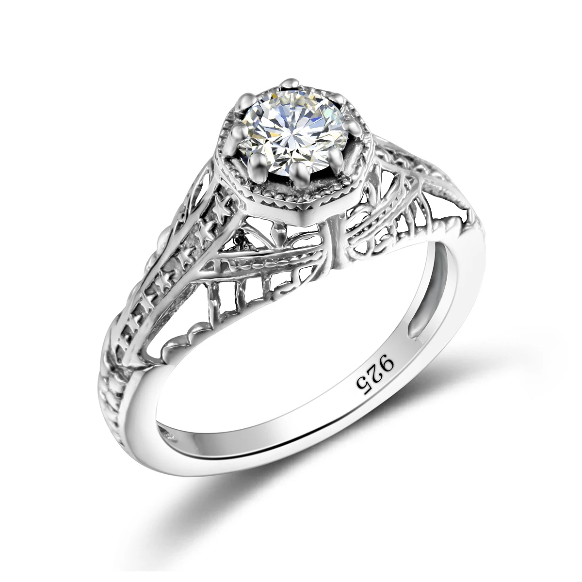 Vintage Silver 925 Women Diamond Moissanite Rings Wedding Band Engagement Gift Gemstone Jewelry Diamond Ring
Vintage Silver 925 Women Diamond Moissanite Rings Wedding Band Engagement Gift Gemstone Jewelry Diamond Ring