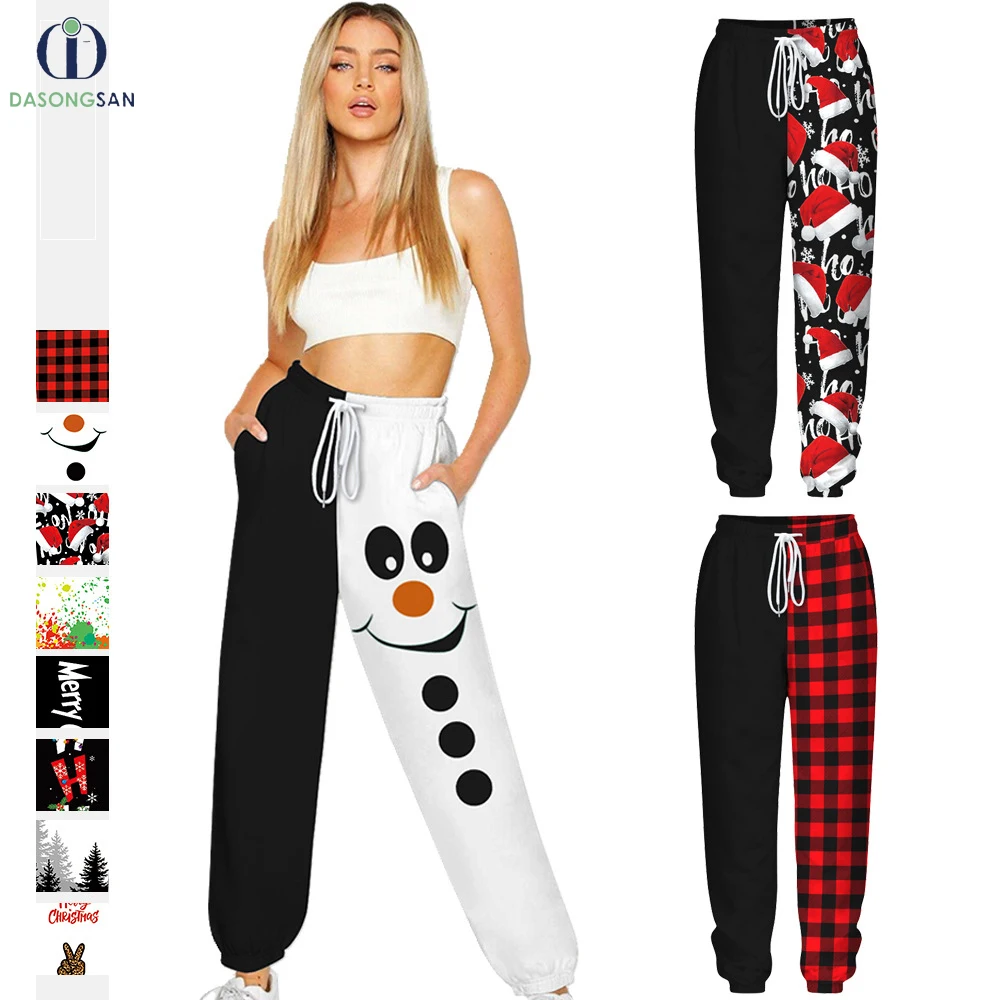 2020 Hot style high street women casual trousers high elastic waist baggy christmas printed tie dye sweatpants woman
2020 Hot style high street women casual trousers high elastic waist baggy christmas printed tie dye sweatpants woman