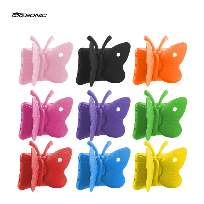 Eva Rubber Kids Butterfly Cartoon Full Protection Tablet Case For Ipad Mini 1/2/3/4/5 Pro Air 2 9.7" 10.2 10.5, Multi colors
Eva Rubber Kids Butterfly Cartoon Full Protection Tablet Case For Ipad Mini 1/2/3/4/5 Pro Air 2 9.7" 10.2 10.5, Multi colors