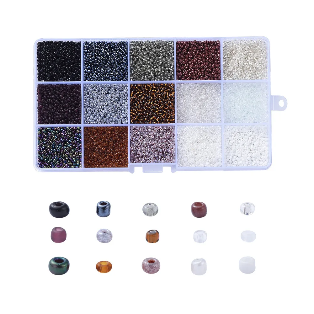 Black Series 2mm/3mm/4mm Glass Seed Beads DIY beaded bracelet accessories Kits, Mixed
Black Series 2mm/3mm/4mm Glass Seed Beads DIY beaded bracelet accessories Kits, Mixed