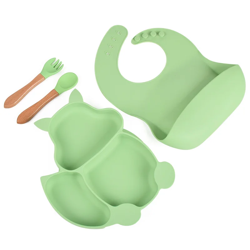 Online Wholesale Hot Selling Custom 100% Food Grade Silicone Baby Bib Suction Baby Dinner Bowl Feeding Set, 28 colors
Online Wholesale Hot Selling Custom 100% Food Grade Silicone Baby Bib Suction Baby Dinner Bowl Feeding Set, 28 colors