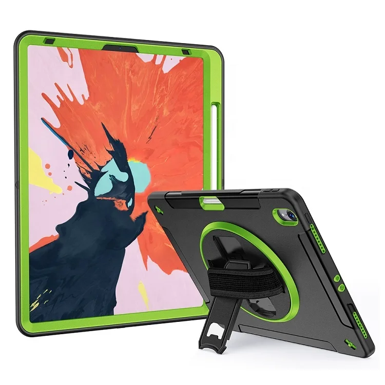 For iPad pro 12.9 Hard Tablet Case Built-in Kickstand With Pencil Holder Silicone Cover
For iPad pro 12.9 Hard Tablet Case Built-in Kickstand With Pencil Holder Silicone Cover