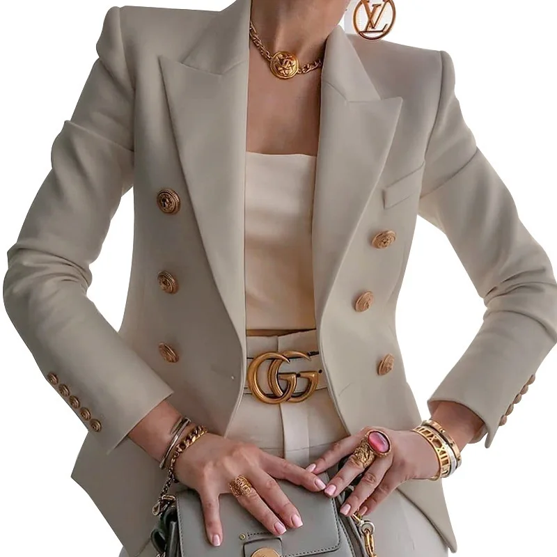 Amazon Hot Sale Fashion New Casual Ladies Tops Women Clothing Suits Jackets Chaqueta Y Abrigo De Mujer Plus Size Women's Coats, As pictures
Amazon Hot Sale Fashion New Casual Ladies Tops Women Clothing Suits Jackets Chaqueta Y Abrigo De Mujer Plus Size Women's Coats, As pictures