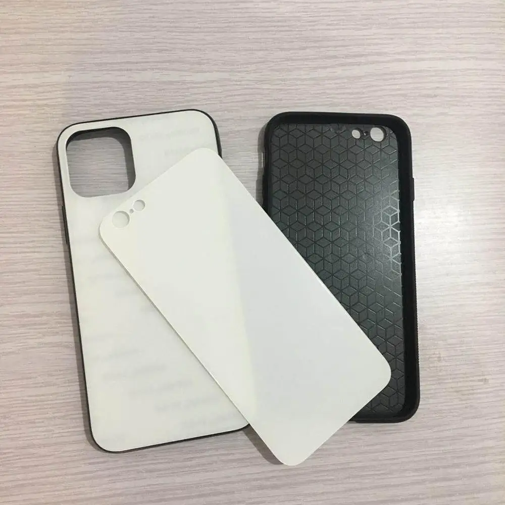 2021 Blank Tempered Glass Insert Sublimation Phone case for iPhone, Black+white+clear
2021 Blank Tempered Glass Insert Sublimation Phone case for iPhone, Black+white+clear