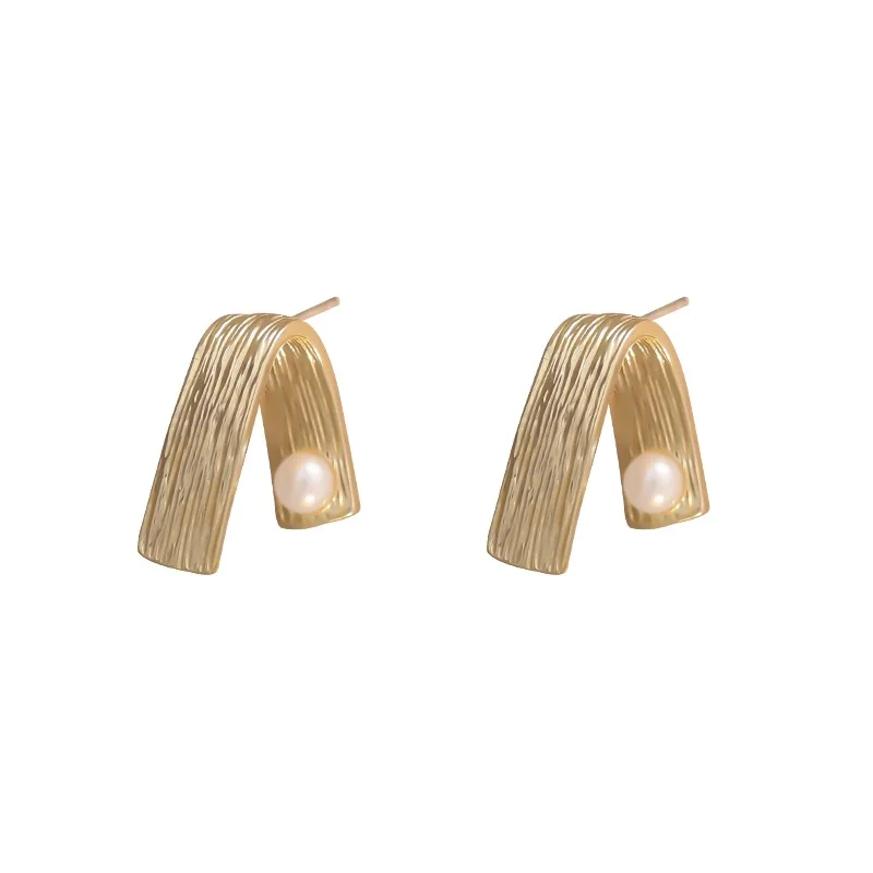 Hainon Top quality gifts pearl stud earrings silver needle gold plated pearl earrings women, Picture shows
Hainon Top quality gifts pearl stud earrings silver needle gold plated pearl earrings women, Picture shows