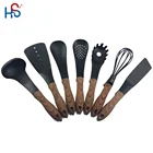 Cookware Set Kitchen Utensil Mate 7-Pieces Utensils Skimmer,Soup Ladle,Spoon, Pasta Server Nylon Plastic Kitchen Cookware