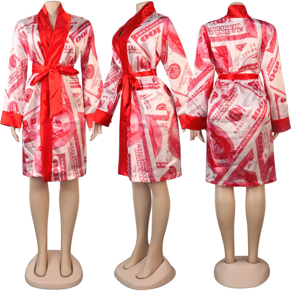 OEM High quality sleep wear one piece robe nightgown female long-sleeved morning dollars printi
OEM High quality sleep wear one piece robe nightgown female long-sleeved morning dollars printi