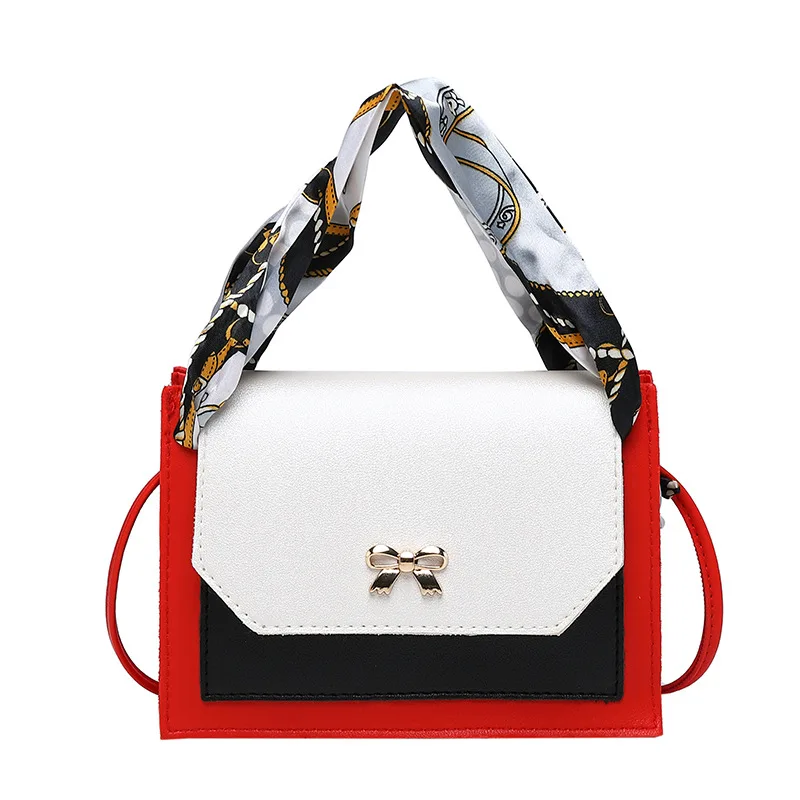 New Style Small Silk Scarf Leather Shoulder Handbag for Women Girls with Bow decoration
New Style Small Silk Scarf Leather Shoulder Handbag for Women Girls with Bow decoration