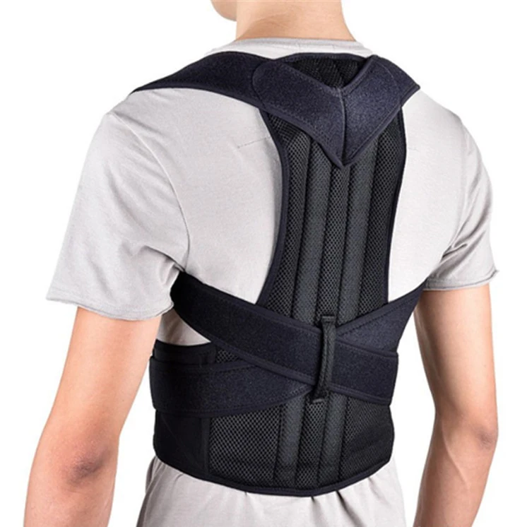 Back Correction Belt Adjustable Support Shoulder Bandage Back Posture Corrector, Black
Back Correction Belt Adjustable Support Shoulder Bandage Back Posture Corrector, Black