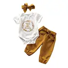 Summer 3pcs clothing girls dot pant new born baby clothes sets for wholesale