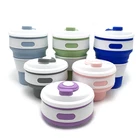 Livesilicone 350ml BPA Free Silicone Foldable Collapsible reusable Drinking Coffee Cup custom logo For Travel