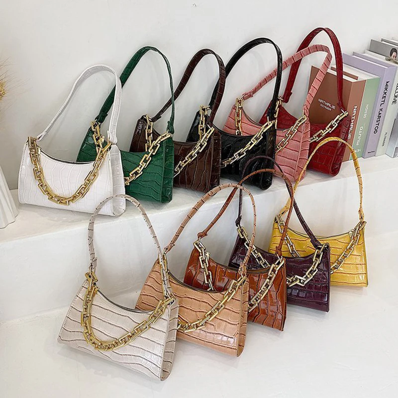 

BB364 Women Trendy Shoulder Bag Chain Decorated Cheap Price Ladies Bags Handbag 2021, As picture or custom