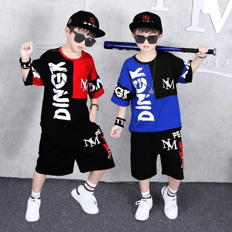 Hot Sale Latest Summer Boys Outfit Innovative Blue Red Cool Big Print Letter Tshirt Short Pants 2 Piece Set For Boys Kids
Hot Sale Latest Summer Boys Outfit Innovative Blue Red Cool Big Print Letter Tshirt Short Pants 2 Piece Set For Boys Kids