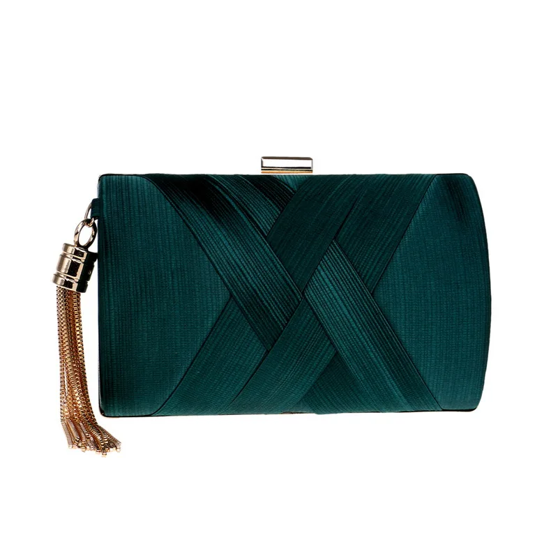 2021 Hot Fashion weaving Elegant Evening Bag Lady Satin Bridal Wedding Purse Party Messenger Tassels Clutch Bag
2021 Hot Fashion weaving Elegant Evening Bag Lady Satin Bridal Wedding Purse Party Messenger Tassels Clutch Bag
