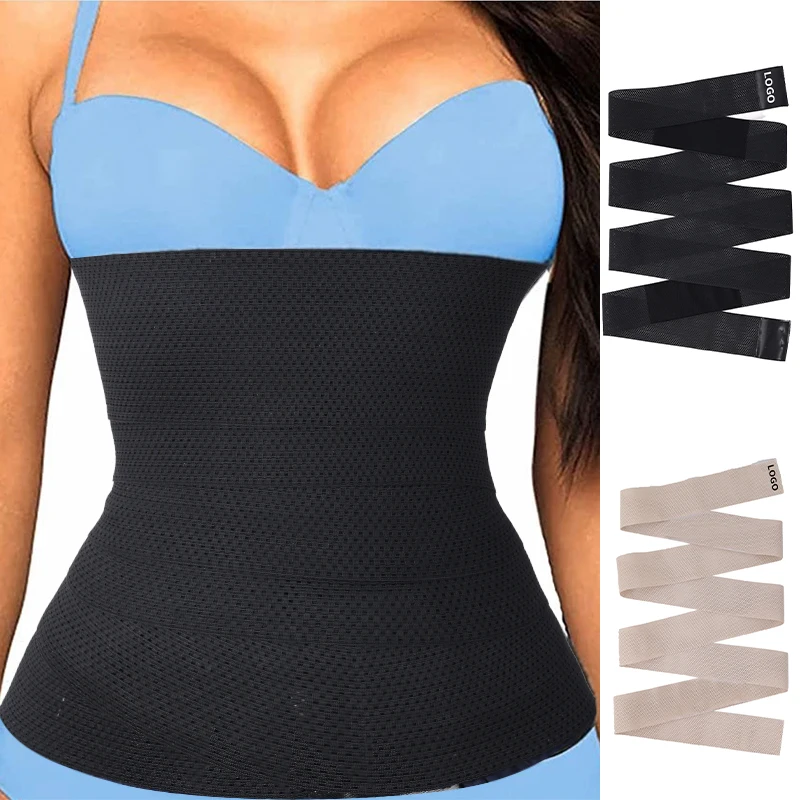 Custom Logo Flat Tummy Wrap Band 4 Meter Elastic Band Bandage invisible Slimming Waist Trainer Body Wrap Shaper For Women
Custom Logo Flat Tummy Wrap Band 4 Meter Elastic Band Bandage invisible Slimming Waist Trainer Body Wrap Shaper For Women