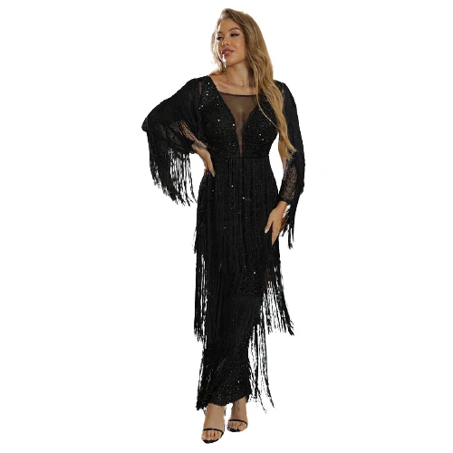 New Years Eve Evening Dresses Classic Formal Party Elegant Tassel Sequins Cocktail Robes Sexy Lady Backless Gowns Prom Vestidos, Picture color
New Years Eve Evening Dresses Classic Formal Party Elegant Tassel Sequins Cocktail Robes Sexy Lady Backless Gowns Prom Vestidos, Picture color