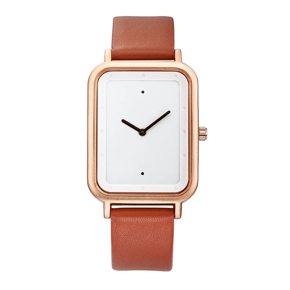 Leather Strap branded Custom stainless steel case back oem simple quartz watch wholesale, Silver, rose gold
Leather Strap branded Custom stainless steel case back oem simple quartz watch wholesale, Silver, rose gold