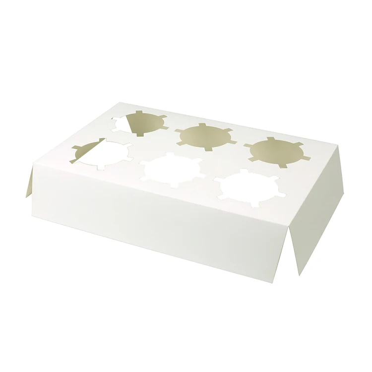 custom birthday cake folded packaging handle box printing