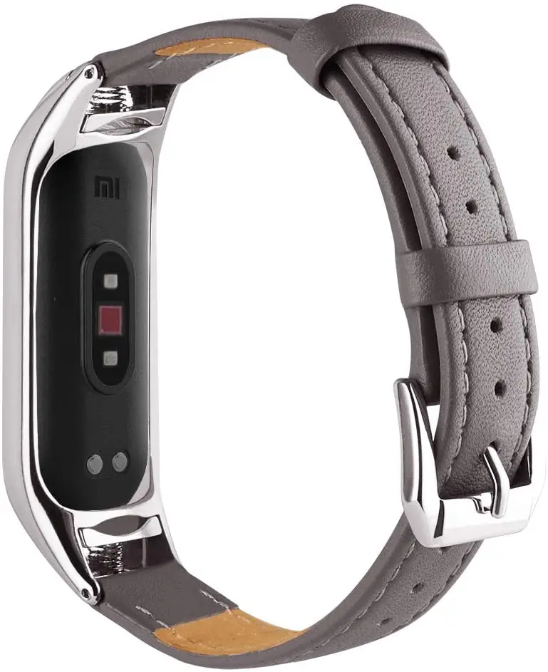 Genuine leather Luxury Free Adjustment xiaomi 5-6 Leather Band And Metal Frame for smart watch Mi Band
Genuine leather Luxury Free Adjustment xiaomi 5-6 Leather Band And Metal Frame for smart watch Mi Band
