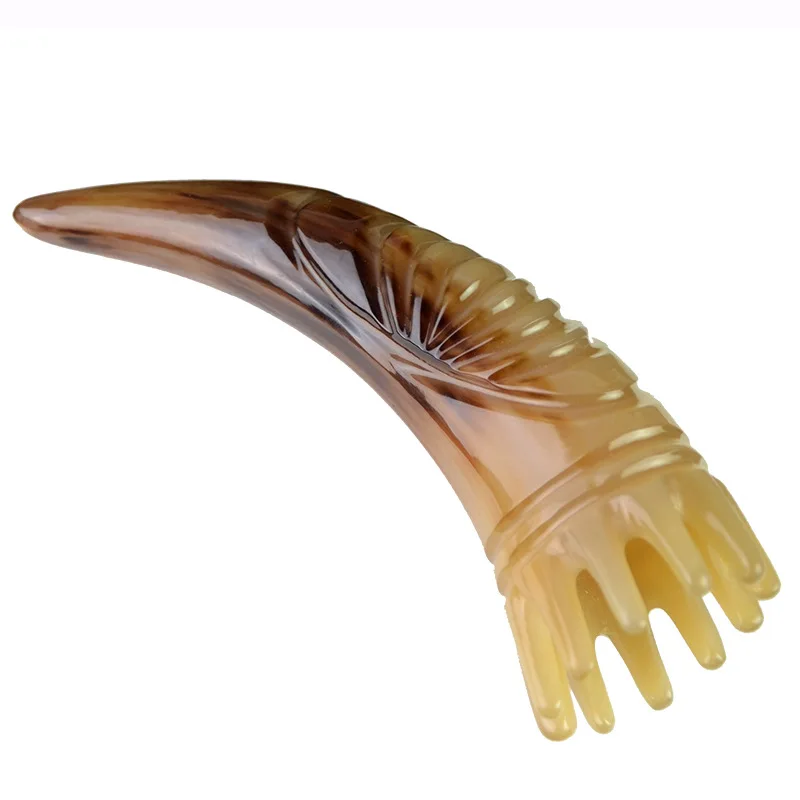 Hot Selling Natural Portable Scalp Massager Shampoo Comb Acupoints Clean Cow Horn Comb
Hot Selling Natural Portable Scalp Massager Shampoo Comb Acupoints Clean Cow Horn Comb