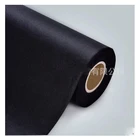 black and gray spunlace nonwoven fabrics materials for auto-interior 34gsm to 100gsm weight packed in jumbo roll