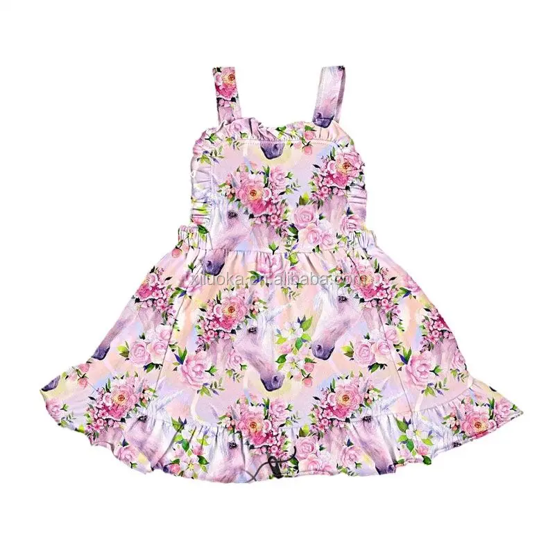 Cute Toddler Girl Unicorn Print Baby Girl Dress Fashion Clothingr Ruffle Sleeve Girl Summer Farm Dress, Picture
Cute Toddler Girl Unicorn Print Baby Girl Dress Fashion Clothingr Ruffle Sleeve Girl Summer Farm Dress, Picture