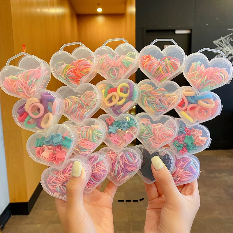 Love color box cartoon small flower grab clip Macaron color high elastic disposable rubber band children cute head rope
Love color box cartoon small flower grab clip Macaron color high elastic disposable rubber band children cute head rope