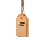 Jeans Hangtag and Label Maker Design Custom Golden Foil Printing Name Logo Kraft Paper Card Hang Tag