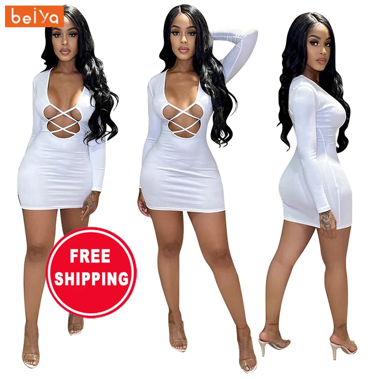 2022 Modest Fashion Sexy Bodycon Women Dress With Hollow Milk Silk Long Sleeve White Cut Out Dress
2022 Modest Fashion Sexy Bodycon Women Dress With Hollow Milk Silk Long Sleeve White Cut Out Dress