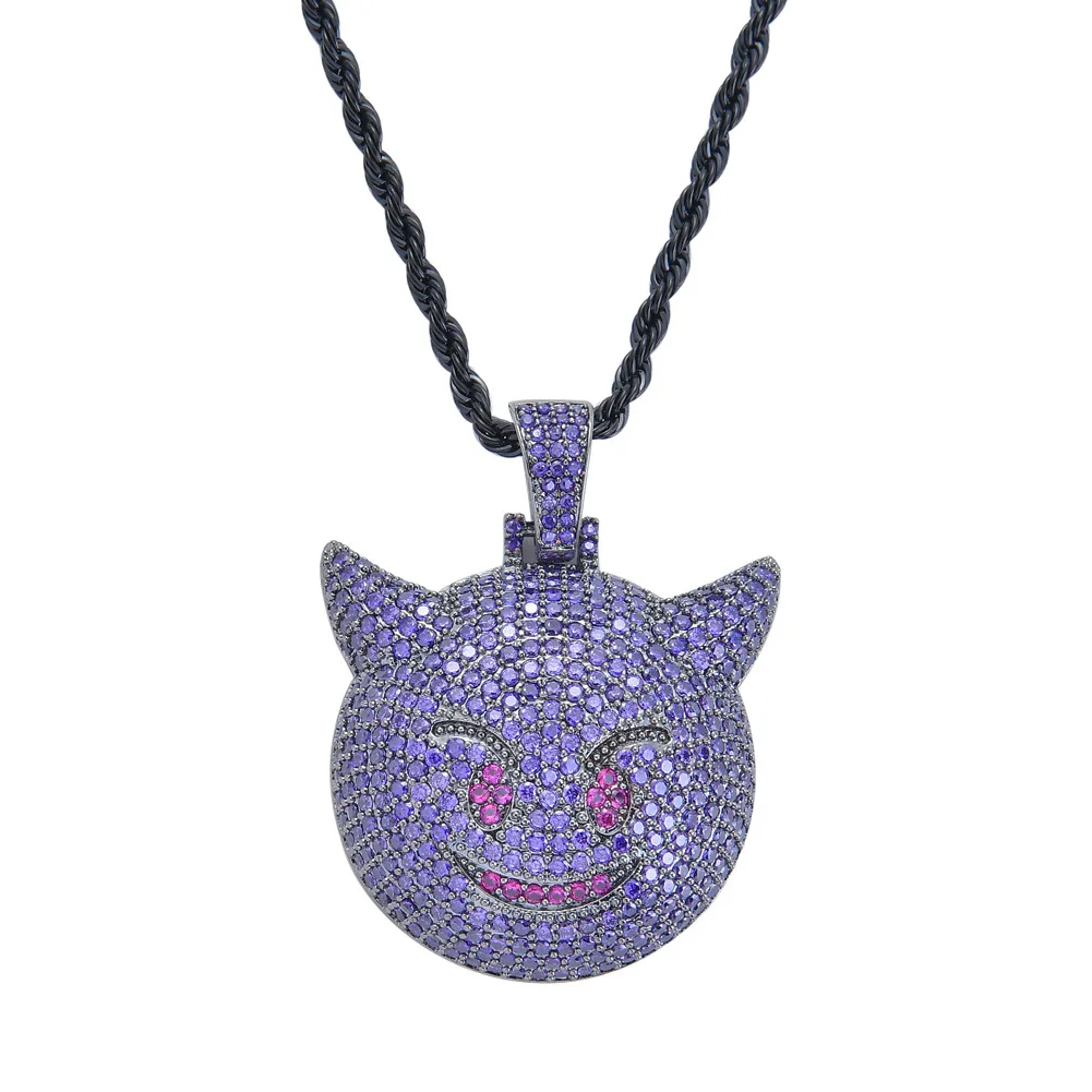 2021 Sailing Jewelry Hip Hop Little Devil Necklace CZ Little Devil Pendant Necklace Devil Emoji Pendant Necklace
2021 Sailing Jewelry Hip Hop Little Devil Necklace CZ Little Devil Pendant Necklace Devil Emoji Pendant Necklace